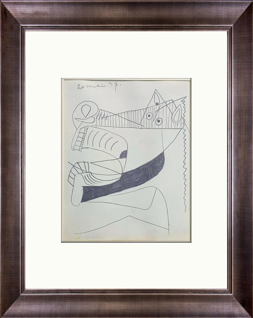 Pablo PICASSO Lithograph (2 pc SET) GUERNICA Horse Limited Edition Lithographs