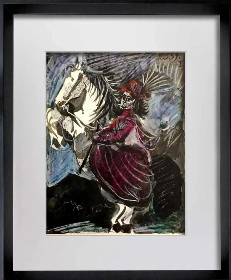 Pablo PICASSO Lithograph LIMITED Edition Jacqueline w/ Cat. Ref. C112
