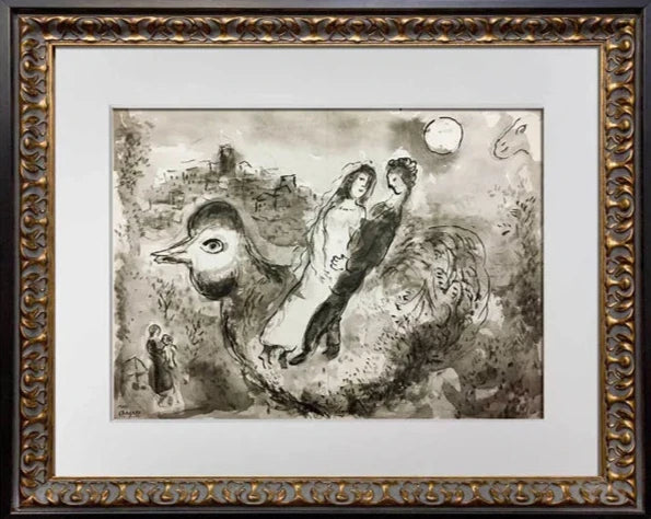 Marc Chagall Limited Edition Lithograph "Le Couple..."