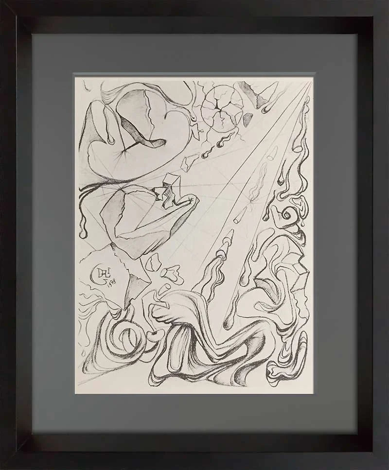 7 Salvador Dali Lithographs "Days of Creation", 1978 (set of 7) w/Frames