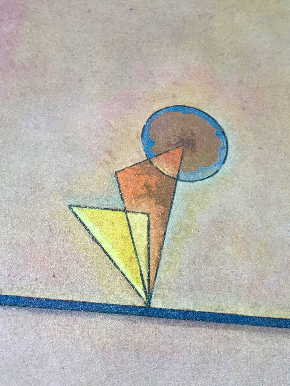 Wassily KANDINSKY Original Lithograph Limited Edition 1965 w/FRAME Included