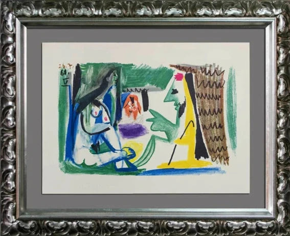 Pablo Picasso Limited Edition Lithograph "Les Dejeuners" 1961