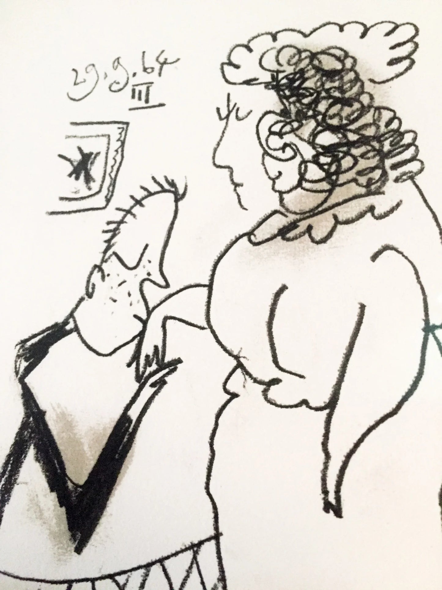 Pablo Picasso Lithograph "29.9.64 III" Limited Edition