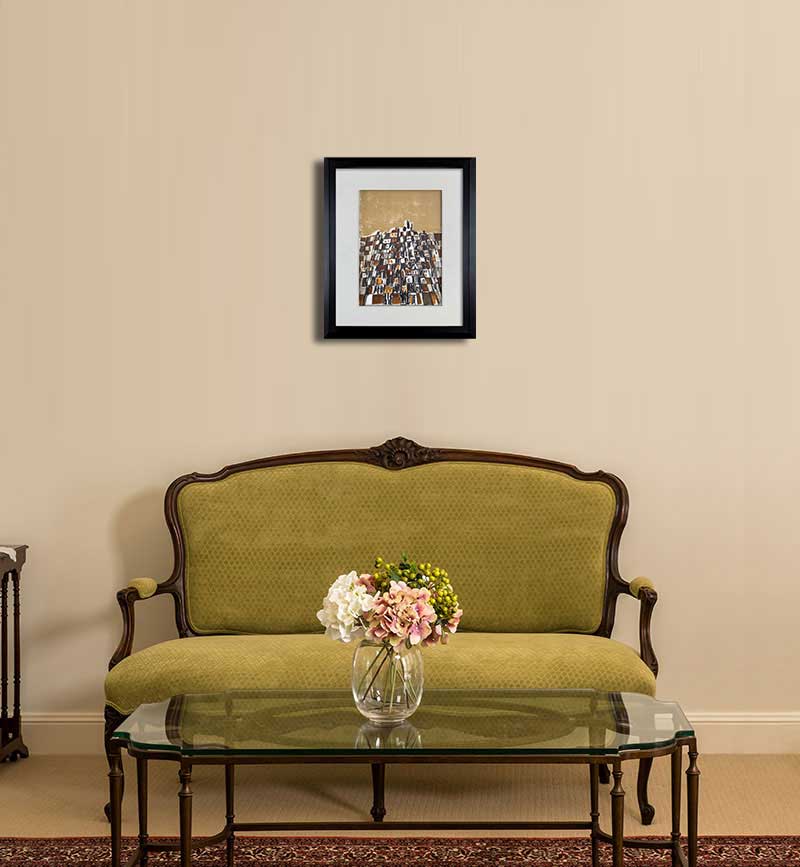 Vieira Da SILVA Original Lithograph 1966 w/Frame Included