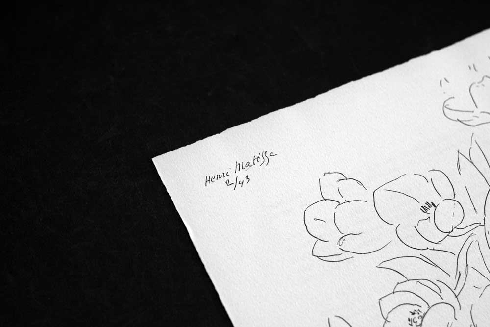 Henri Matisse Limited Edition Lithograph "Tulips"