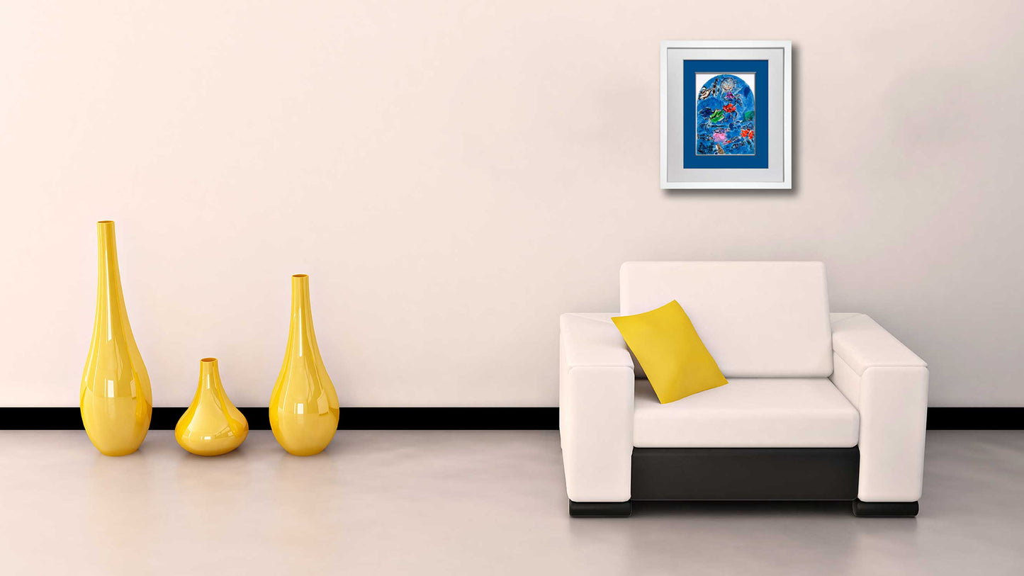 Marc CHAGALL Lithograph LIMITED Ed. "Reuben" + Cat .Ref.c49 ++Gallery Framing