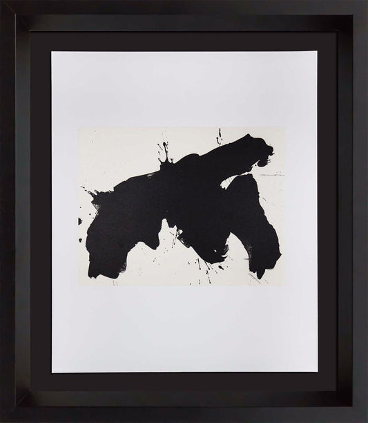 Robert MOTHERWELL Lithograph ORIGINAL Ltd ed w/ Cat. Ref. b387.19 w/Frame
