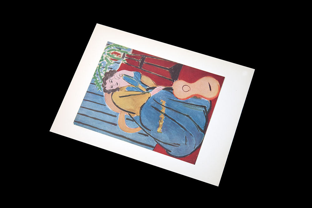Henri Matisse Lithograph "Femme Assise Et Guitare"