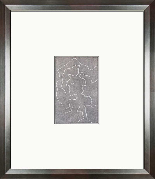 Jean ARP woodcut ENGRAVING “Multiple Woman VI" Limited Ed. on RIVES w/Frame