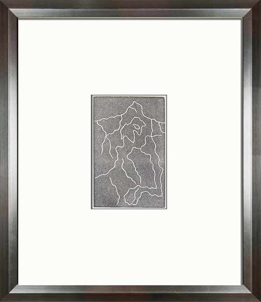 Jean ARP woodcut ENGRAVING “Multiple Woman II" Limited Ed. on RIVES w/Frame