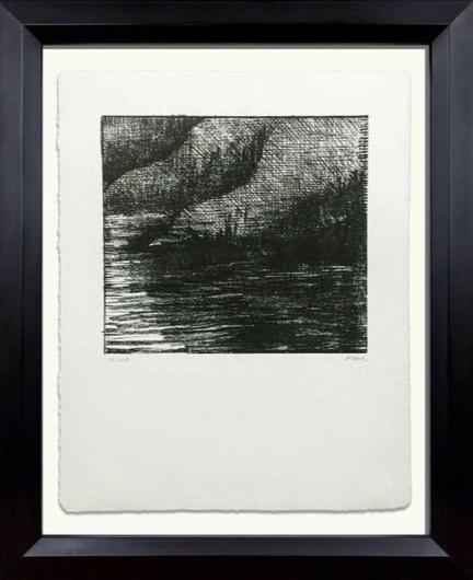 Henry Moore Hand Signed "Fjord" Lithograph ORIGINAL Ltd. Ed. no.72