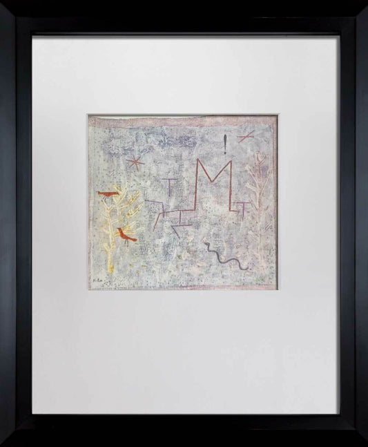 Paul Klee Lithograph "Gartentor M" Limited Ed.~Sign w/Frame Included
