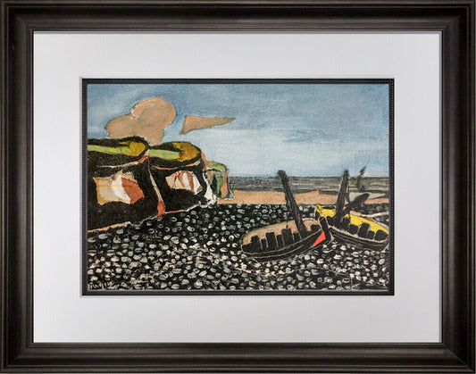 Georges BRAQUE Lithograph "Barques Bleues"