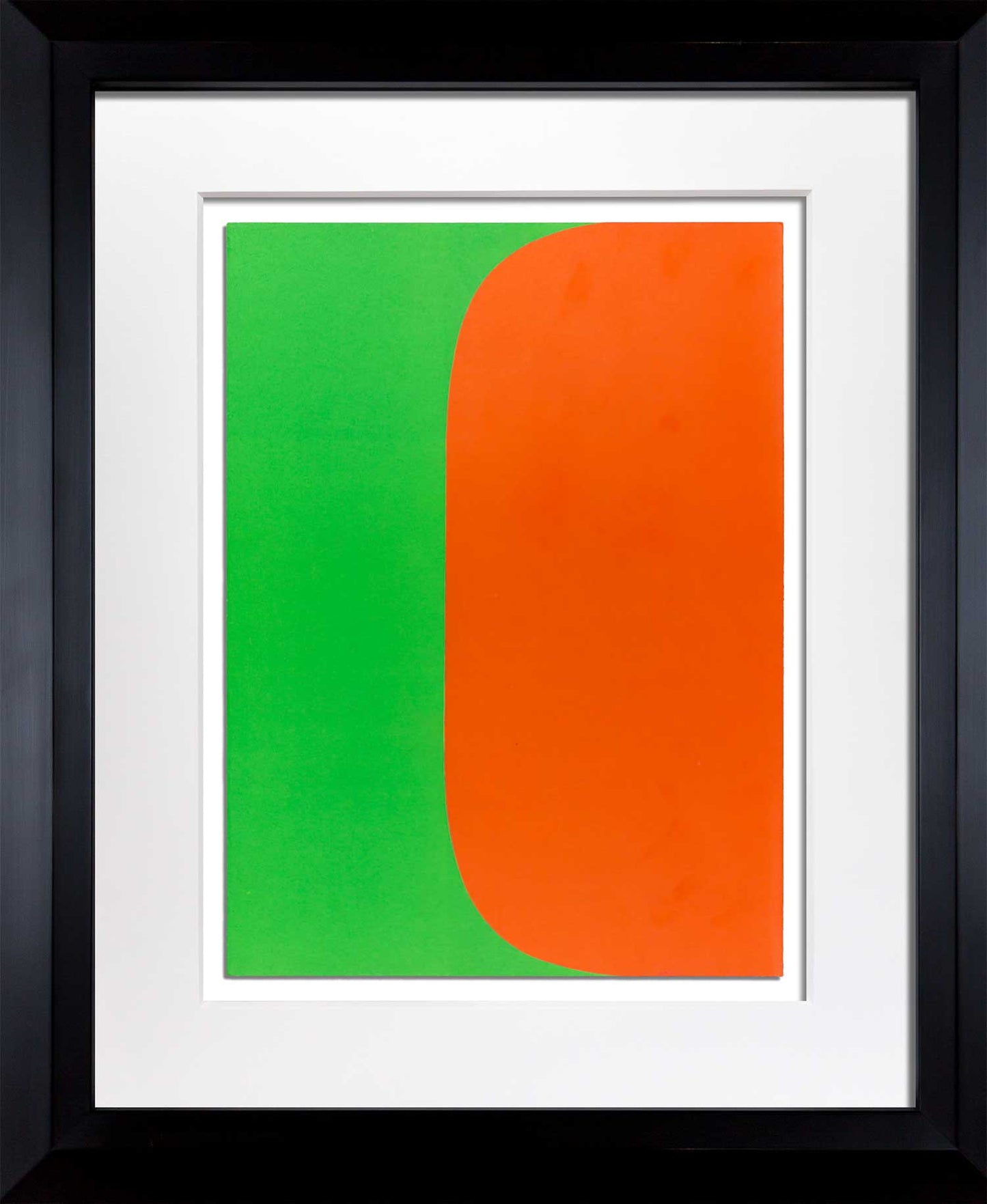 Ellsworth KELLY Lithograph ORIGINAL 1964 Red/Blue LIMITED Ed. w/Custom Frame