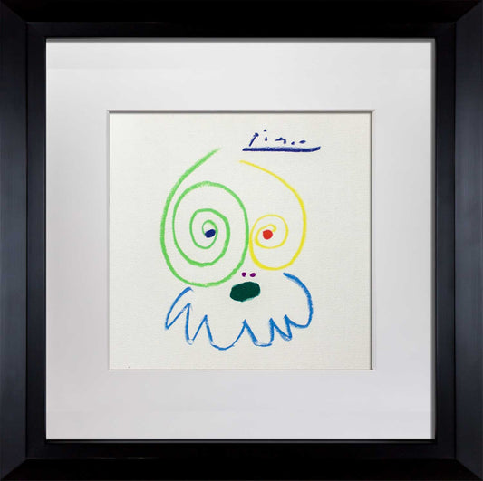 Pablo PICASSO Lithograph "El Guerrero Cansado" Ltd. Ed. SIGNED Cat. ref. c116