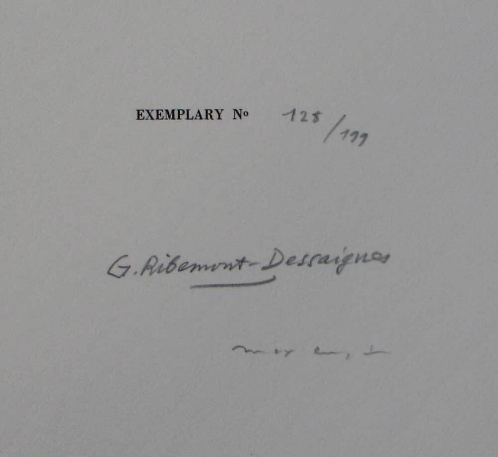 Max Ernst LITHOGRAPH Original Numbered LIMITED Ed. 125 w/Archival Frame