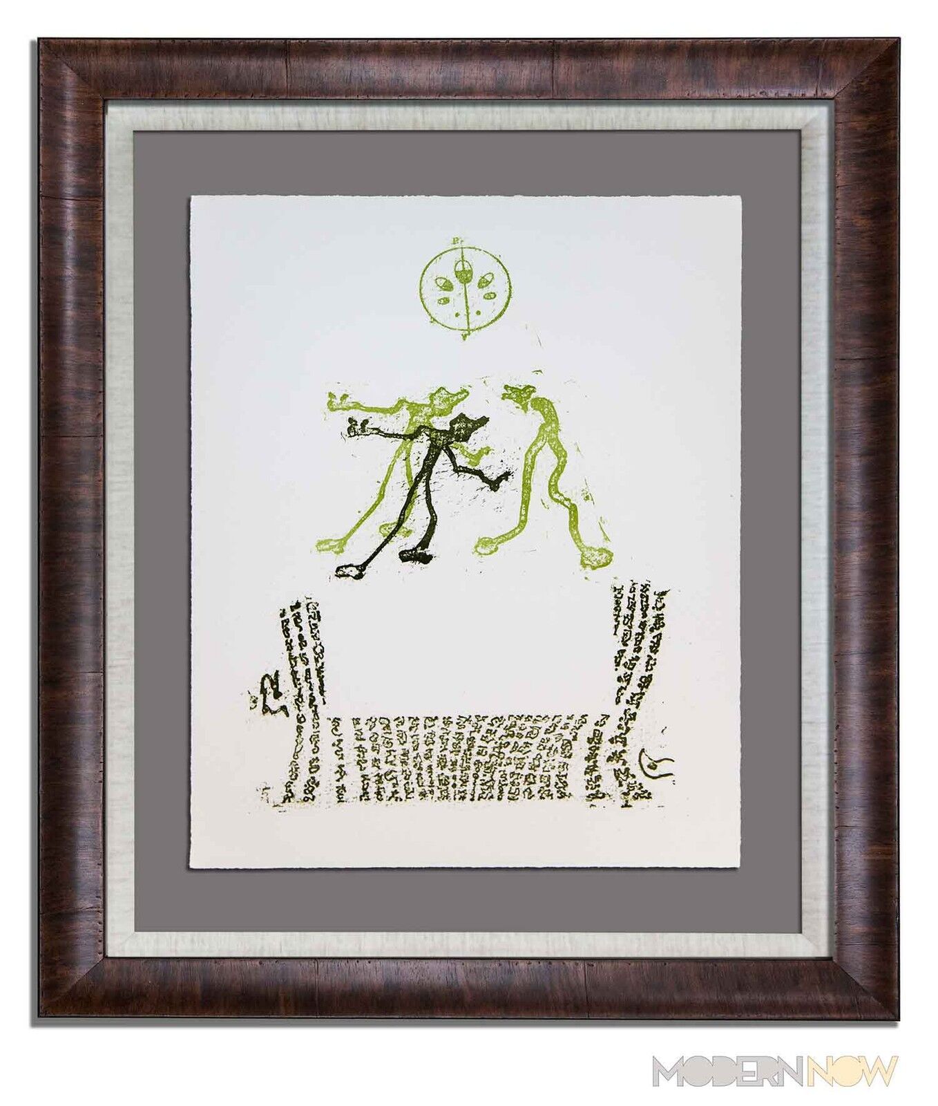 Max ERNST Lithograph ORIGINAL Limited Ed. Arches 1970 w/Frame Included