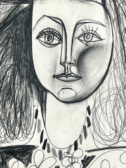 Pablo PICASSO Limited Ed. Lithograph "30.juin.46" w/Frame Included