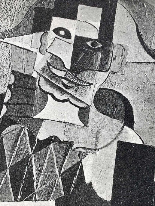 Pablo PICASSO Lithograph "Pierrot" 1922 Limited EDITION Sign w/FRAME Included