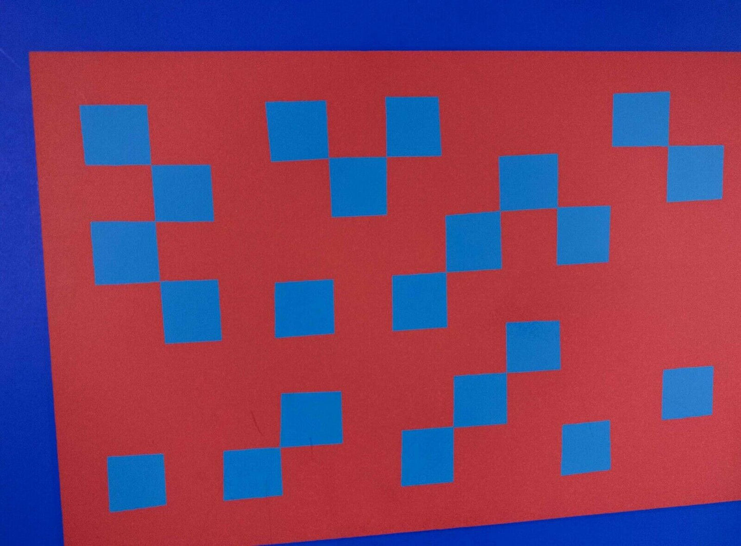 Josef ALBERS Original SILKSCREEN 1963 [XXII-1b] LIMITED Ed. w/Archival Frame