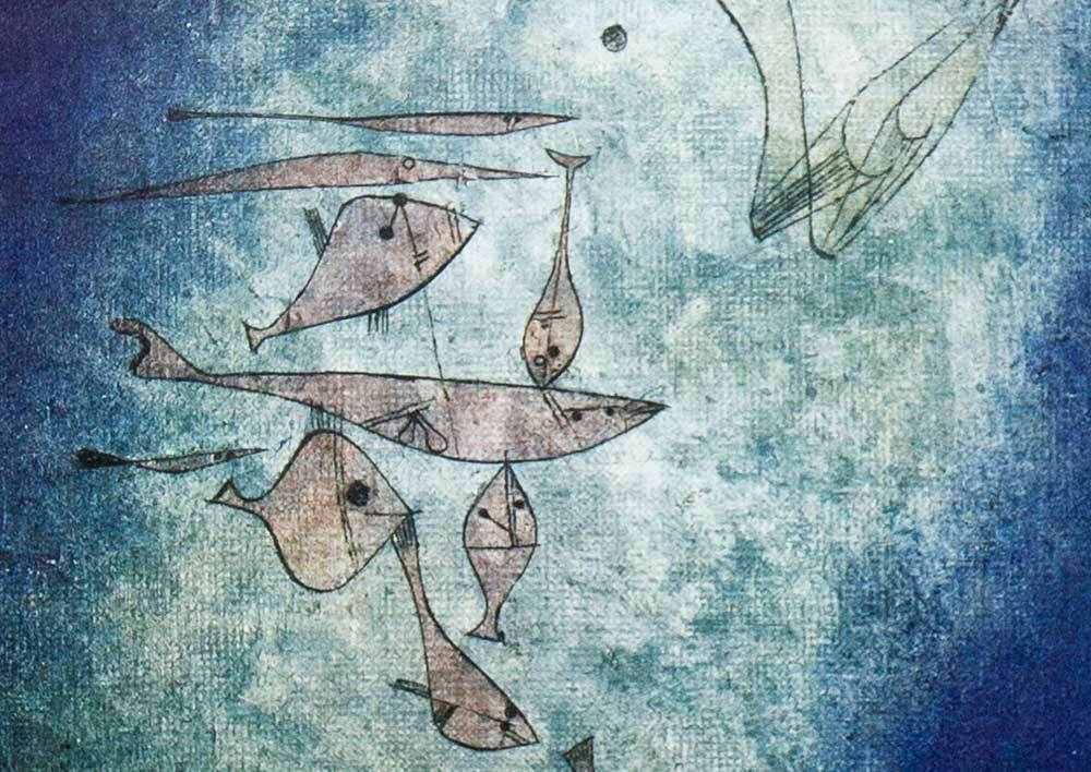 Paul Klee Limited Edition Lithograph, Fischbild 1925