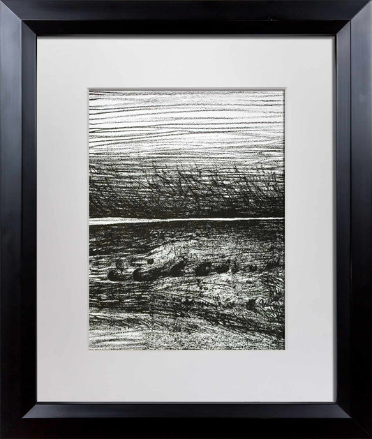Henry MOORE Lithograph ORIGINAL Windswept Landscape LTD. Edition
