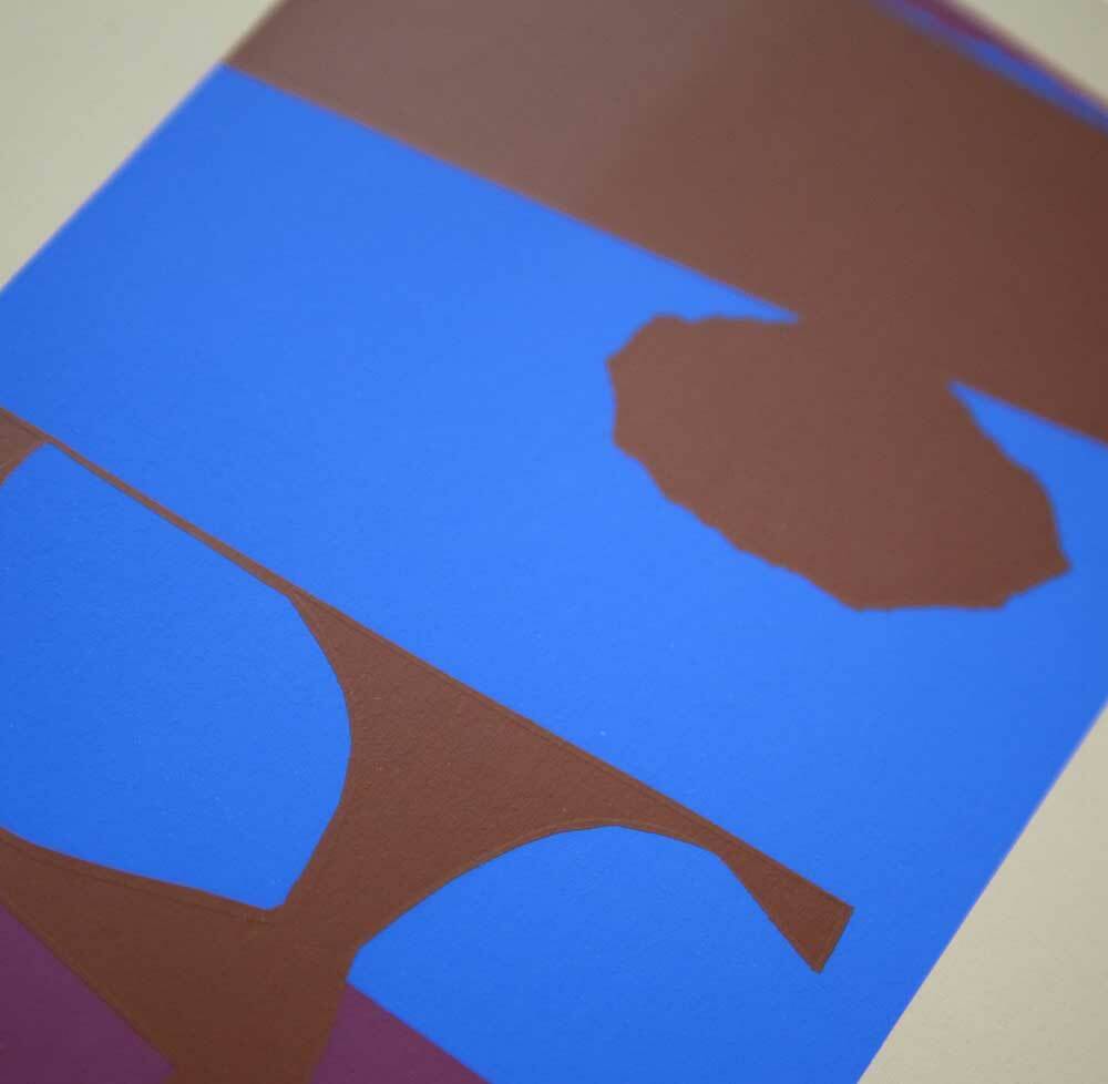 Josef Albers Original Silkscreen [XVIII-6b] Limited Ed