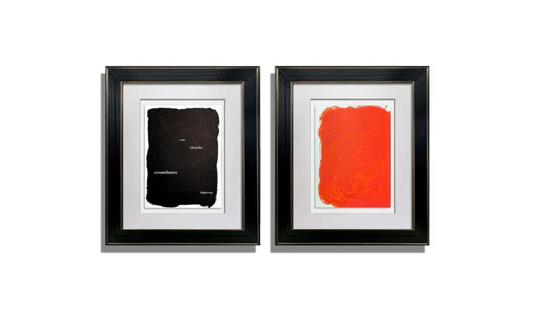 2 Joan MIRO Original Limited Ed. Lithograph 1971 (2pc Set) w/Frame included