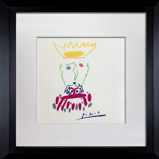 Pablo PICASSO Lithograph SIGNED Limited Ed. Wtmrk Wove ppr +Ref. c116 ~Cuatro Reyes #4