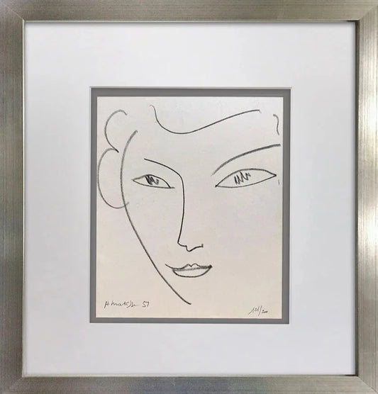 Henri MATISSE Original LITHOGRAPH Portrait | Limited Ed | SIGN