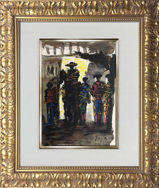 Pablo PICASSO Lithograph LIMITED Edition Torero | Cat. Ref. C112 w/ FRAME