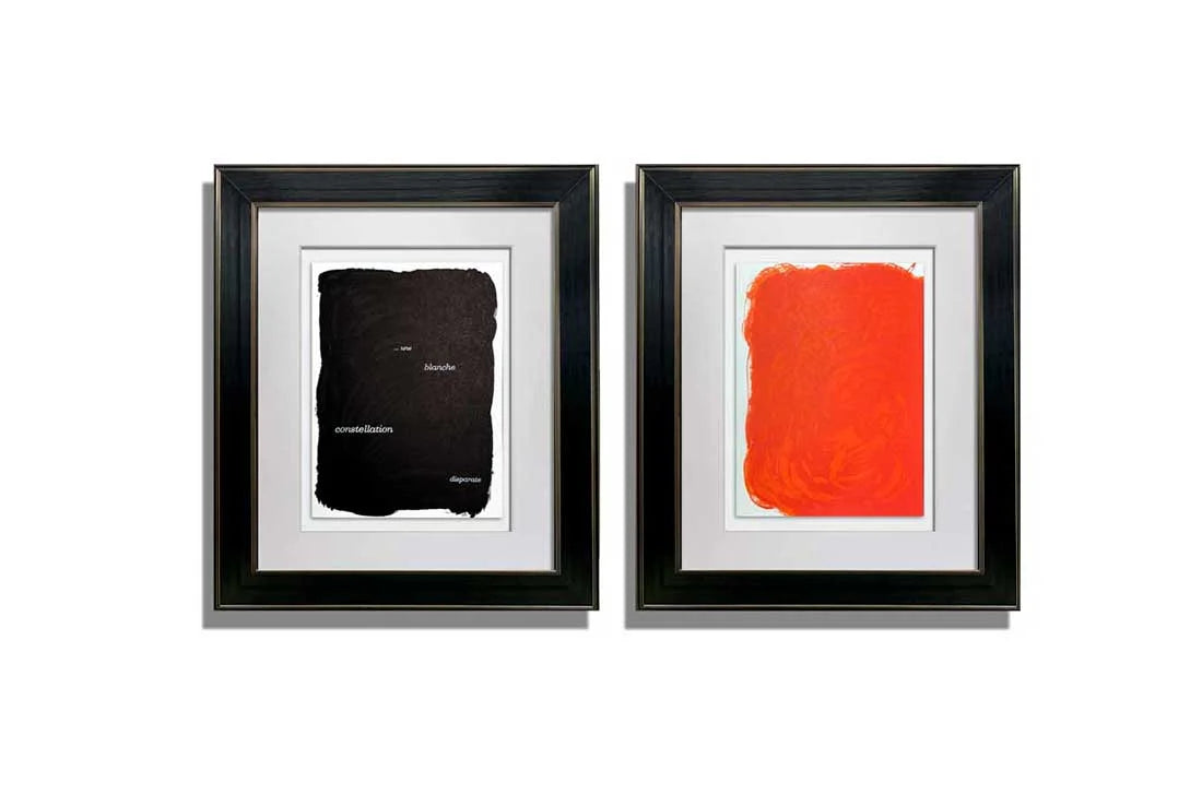 2 Joan MIRO Original Limited Ed. Lithograph 1971 (2pc Set) w/Frame included