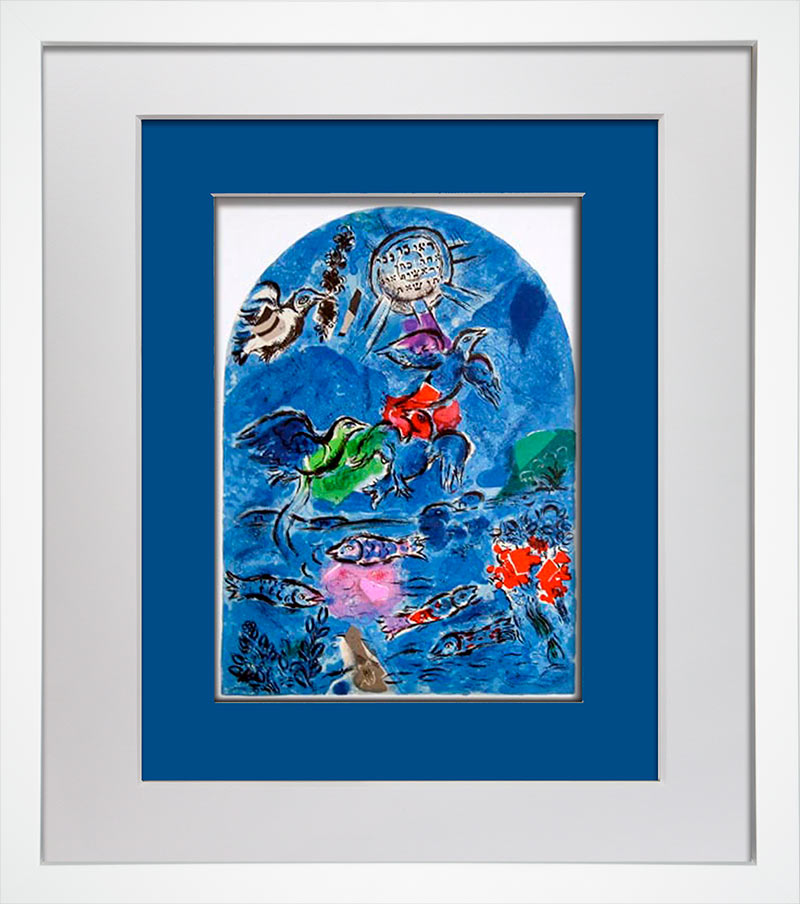 Marc CHAGALL Lithograph LIMITED Ed. "Reuben" + Cat .Ref.c49 ++Gallery Framing