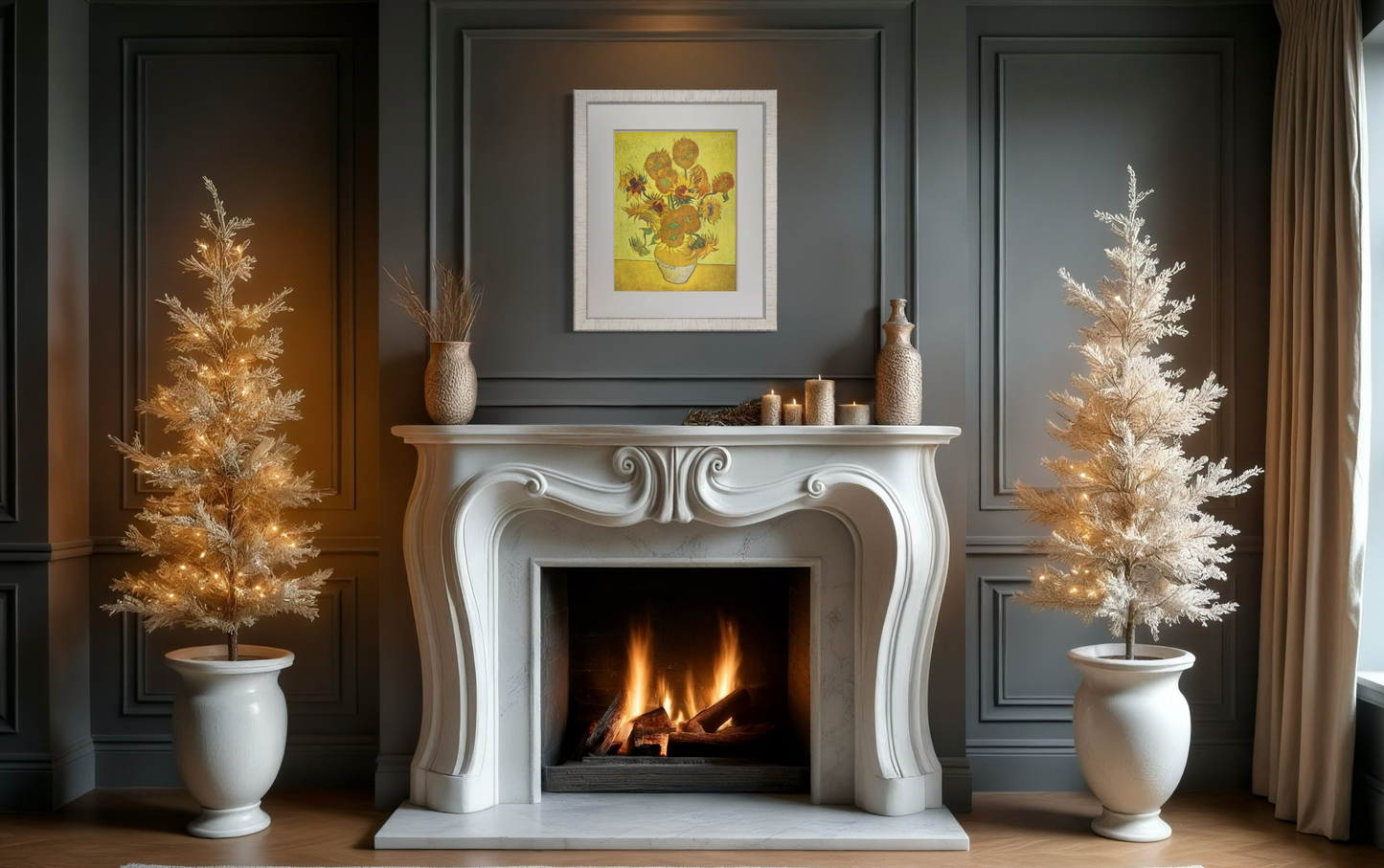 Vincent Van GOGH Lithograph Ltd. Ed. Sign "Sunflowers" 1937 w/Archival Frame