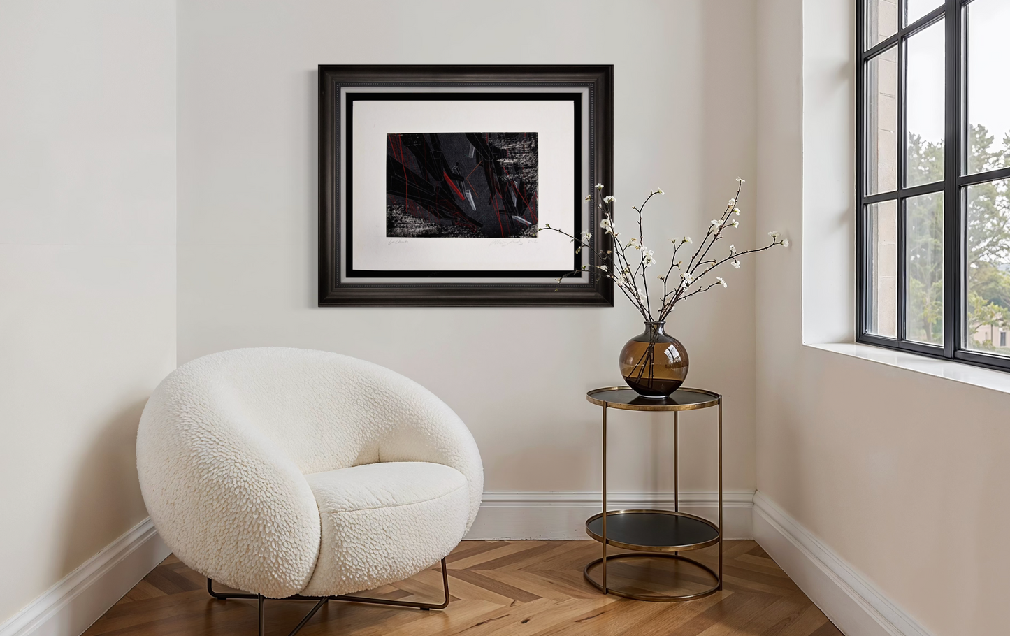 Lebbeus Woods Hand drawn, 2002 Hand Signed La Chute, One-of-a-kind