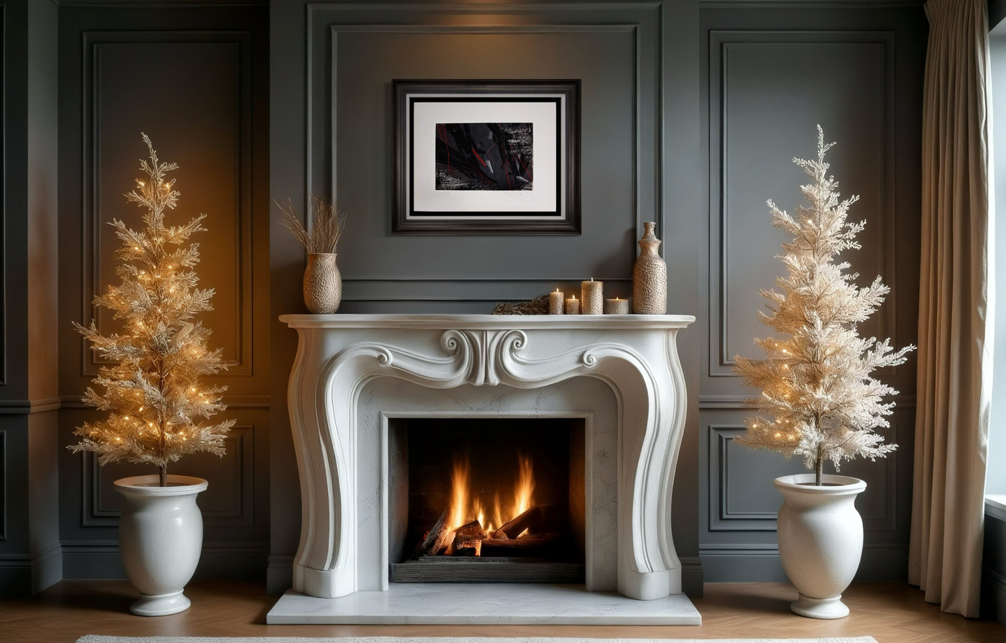 Lebbeus Woods Hand drawn, 2002 Hand Signed La Chute, One-of-a-kind