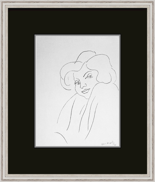 Henri MATISSE Original LITHOGRAPH 1943 ~ SIGN ~ Limited Ed. no. 36 w/FRAMING