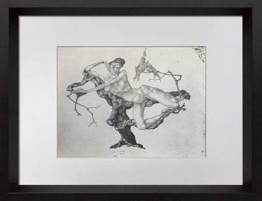 Paul KLEE Lithograph LTD Edition “Virgin in the Tree" w/Archival FRAME