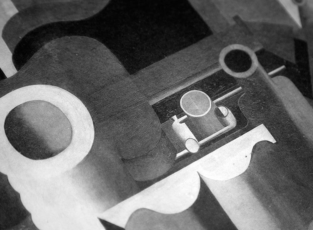 Le CORBUSIER Lithograph SIGNED "Still Life with Guitar" Ltd. Ed w/Frame