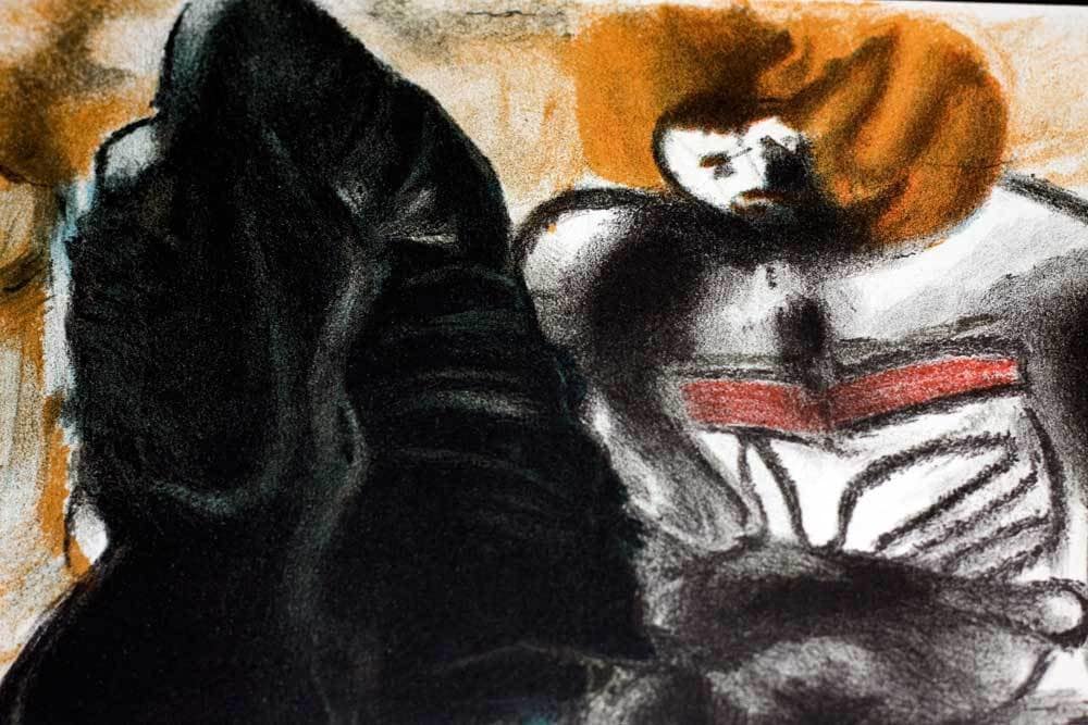 Le CORBUSIER Lithograph ORIGINAL Limited EDITION 1937 SIGN +w/Frame