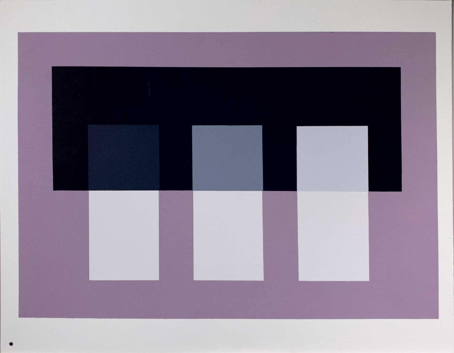 Josef ALBERS Original SILKSCREEN 1963 [XI-2a] LIMITED Ed.w/Custom Frame