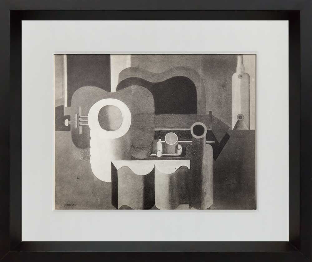 Le CORBUSIER Lithograph SIGNED "Still Life with Guitar" Ltd. Ed w/Frame
