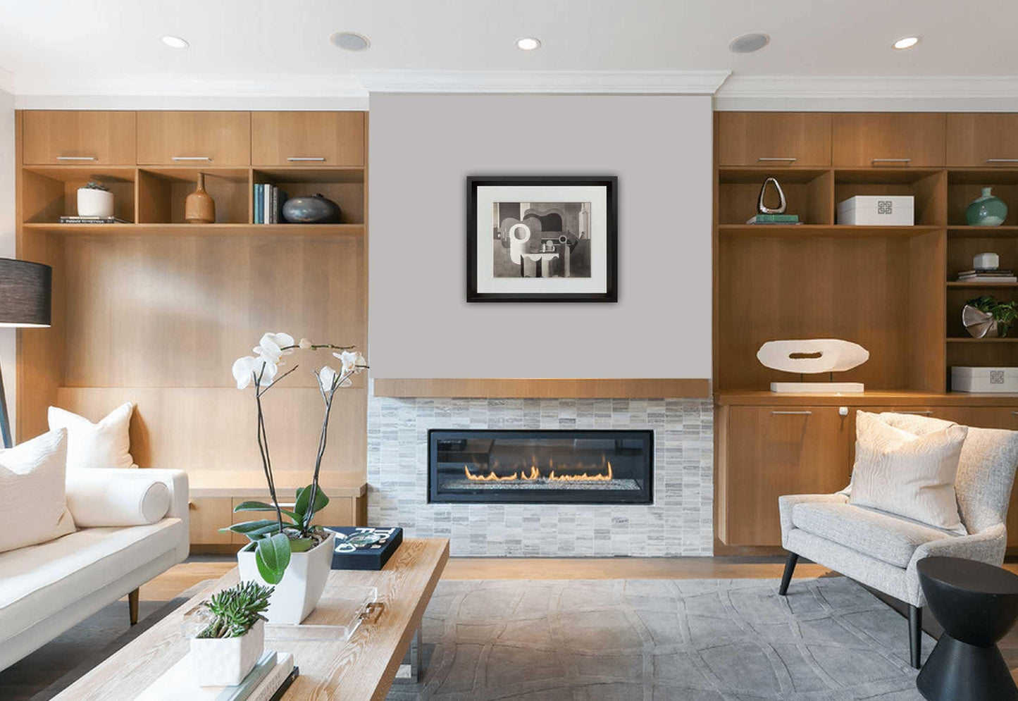 Le CORBUSIER Lithograph SIGNED "Still Life with Guitar" Ltd. Ed w/Frame