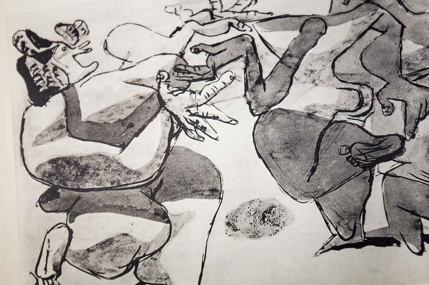 Le CORBUSIER Lithograph SIGNED Limited Edition "Violences" +w/Frame