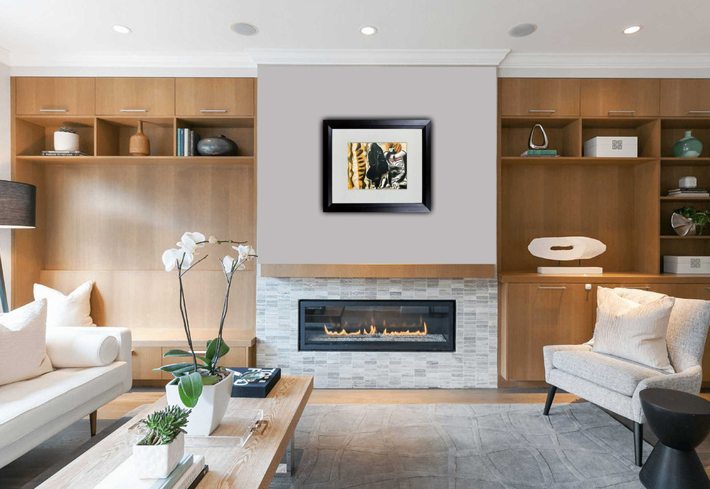 Le CORBUSIER Lithograph ORIGINAL Limited EDITION 1937 SIGN +w/Frame