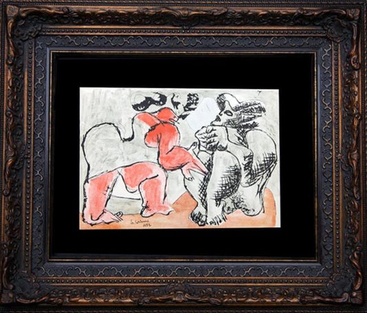 Le CORBUSIER Lithograph in Color ORIGINAL Ltd. Ed. SIGNED +w/Archival Frame