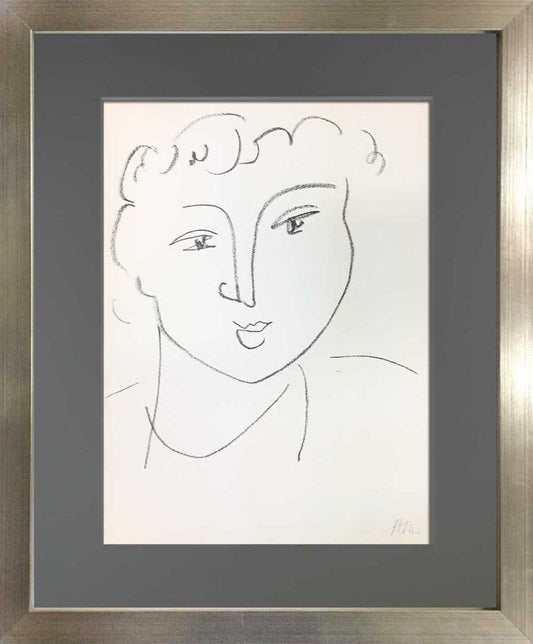Henri Matisse Lithograph No. Ltd. Edition - Sign "HM" w/Frame Included