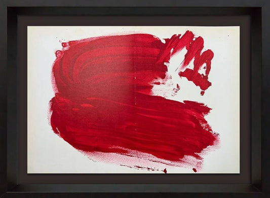 Antoni TAPIES Lithograph ORIGINAL 1973, LIMITED Edition no.99