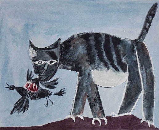 Pablo PICASSO Lithograph LTD ed, no.30 [RARE] El Gato ... 1939 w/CUSTOM frame