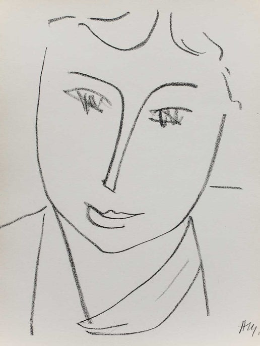 Henri MATISSE Lithograph Limited Edition - SIGN - 1955- w/Frame